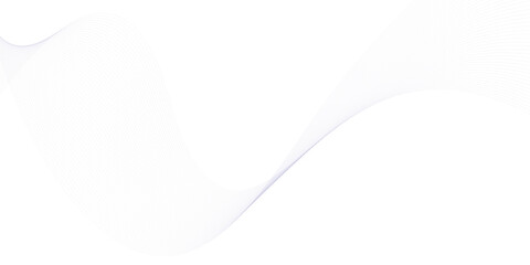 Abstract blue wave lines pattern on white background with space for your text