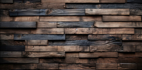 Small square pieces of wood wall background