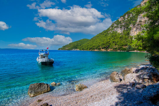 Gokova Gulf view in Mugla Province