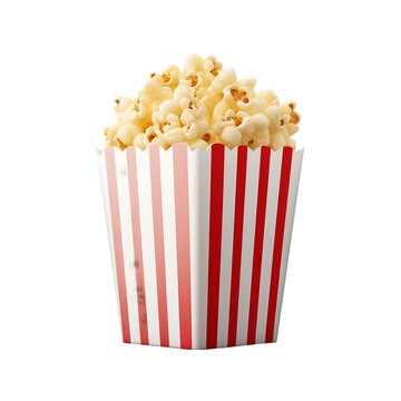 Popcorn Box on transparent background PNG image