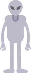 Alien Character Standing
