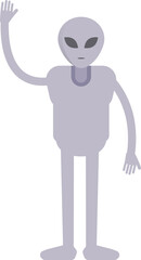 Alien Character Greeting
