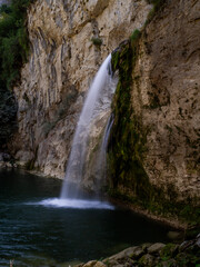 Fototapeta na wymiar Ilıca waterfall is so beautifull into Kure mountains national park