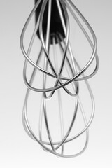 wire whisk isolated on white