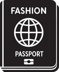 Fashion Passport Icon vector