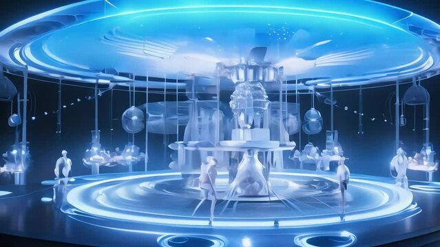 alien device for human experimentation. secret gene modification technology. sci-fi plot. Generative AI