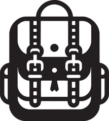 Rugged Backpack Icon vector