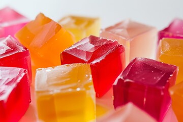 Cubes of jelly
