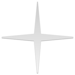 Geometry paper cut. Vector illustration.	