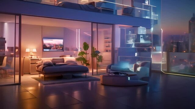 apartments using modern smart home technology.  Generative AI