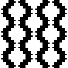 Seamless pattern. Tribal wallpaper. Ethnical folk image. Ancient backdrop. Figures ornament. Ethnic embroidery background. Tribe motif. Digital paper for web design, textile print. Vector artwork.