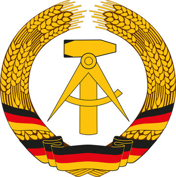 DDR Wappen, DDR  Emblem