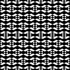Seamless pattern. Simple background. Geometric backdrop. Ethnic motif. Triangles, parallelograms ornament. Triangular, quadrangular shapes wallpaper. Digital paper, textile print, web design. Vector