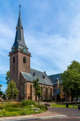 Fototapeten Utrecht, the Netherlands. 5 September 2023. Hervormde Kerk Harmelen is a reformed Church. © PixelBiss