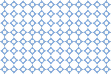 Abstract triangle pattern repeat pattern blue pattern on white background.