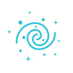 Universe icon. From blue icon set.