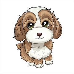 Cute dog illustration