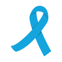 Isolated prostate cancer awareness ribbon Vector