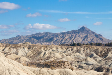 Región de Murcia - El desierto de Abanilla en Mahoya, un bello paisaje desértico en el sureste de España