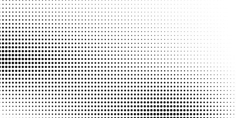 Background with monochrome dot texture. Polka dot pattern template. Background with black dots - stock vector dots basic background dots - obrazy, fototapety, plakaty