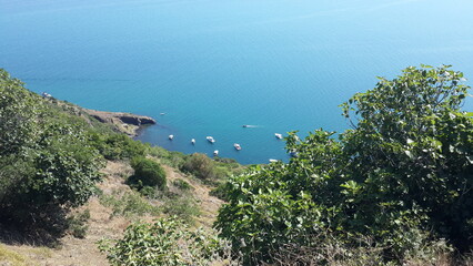 Sinop, view of the sea from the sea