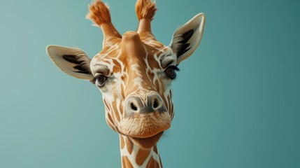 Cartoon digital avatars of a Healthcare Giraffe