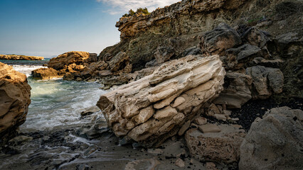 rocks in the sea