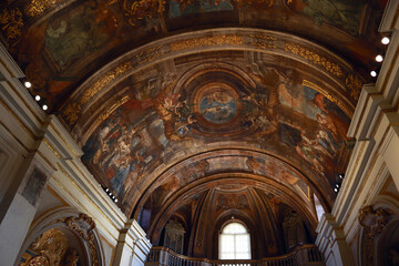 Fototapeta na wymiar Interior of Chapel of the Virgin of Victories in Valletta, Malta 
