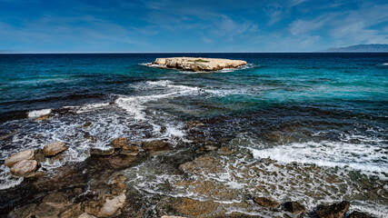 beach and rocks