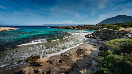 view of the coast of the sea