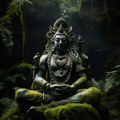 Lord Shiva: Divine Power and Tranquility in Religious Imagery