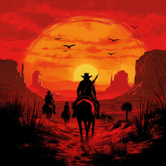 red dead redemption style wild west