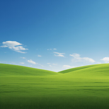 windows xp wallpaper background, mongolia green grass field