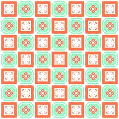 A beautiful repeating geometric pattern design. An illustration of amazing reiteration for fashion designing.