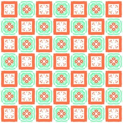 A beautiful repeating geometric pattern design. An illustration of amazing reiteration for fashion designing.