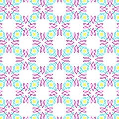 A beautiful repeating geometric pattern design. An illustration of amazing reiteration for fashion designing.