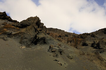 View on a mountain in the Vatnajökull National Park of iceland