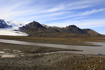 Fjalls&aacute;rl&oacute;n is a glacier lake at the south end of the Icelandic glacier Vatnaj&ouml;kull