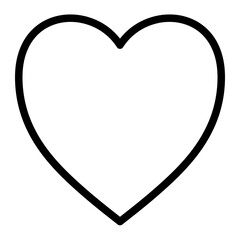 This is the Love icon from the Party and Celebration icon collection with an Outline style