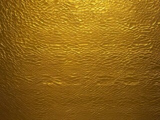 Close-Up View of Textured Golden Surface Illuminated by Warm Light. Generative AI