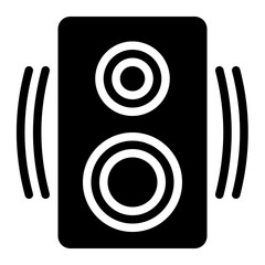 This is the Woofer icon from the Party and Celebration icon collection with an Solid style