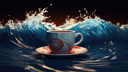 Cup with a Wave - A Captivating Blend of Still Photography and  Motion