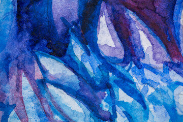 Painted in watercolor on a white background. Hand painted watercolor background. Watercolor wash.