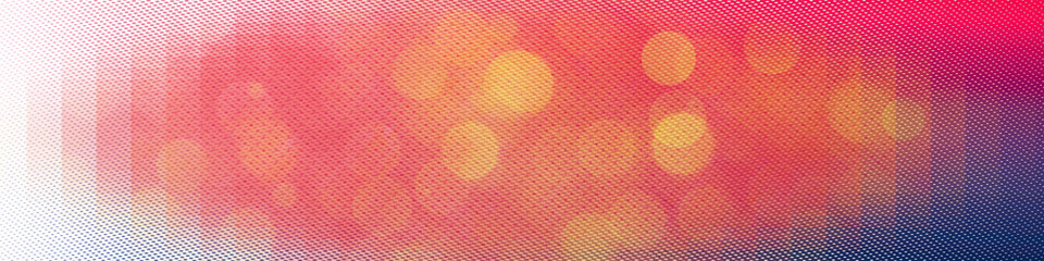 Obraz premium Pink bokeh panorama background for banner, poster, event, celebrations and various design works