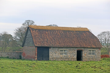 Fototapeta na wymiar Historic barn in Avebury, Wiltshire 