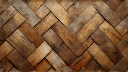 Close Up of Wooden Wall With Pattern