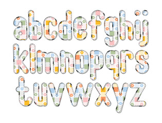 Versatile Collection of Springtime Alphabet Letters for Various Uses