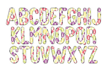 Versatile Collection of Bunny Alphabet Letters for Various Uses