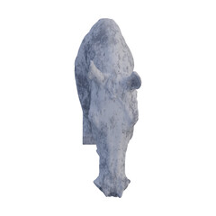 Head of a Horse  statue, 3d renders, isolated, perfect for your design