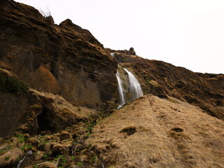 Gljúfrabúi is a beautiful waterfall located at Hamragarðar in South Iceland